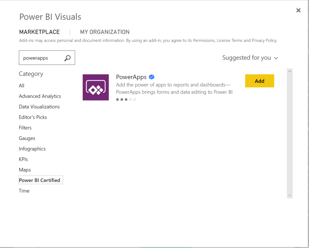 powerapps in power bi