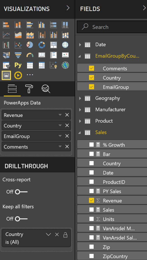 powerapps in power bi