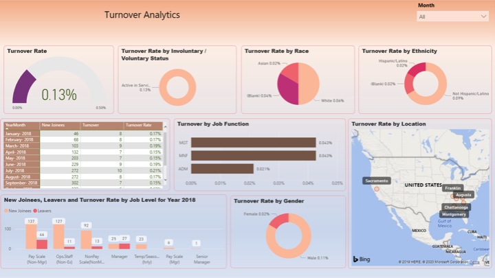 human resources dashboard 2 power bi vnb consulting