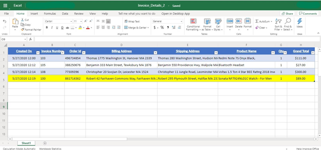 VNB Consulting Power Automate Robotic Process Automation ERP csv