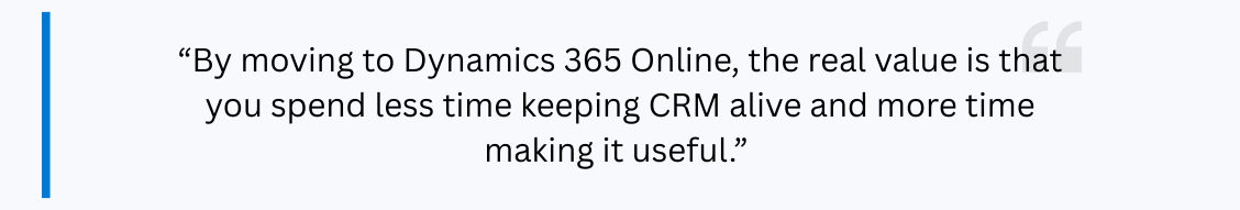 Dynamics CRM On-Premises to Dynamics 365 Online Migration