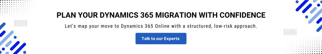 Talk to experts at VNB Consulting for your On-premises Dynamics CRM migration to Dynamics 365 Online.